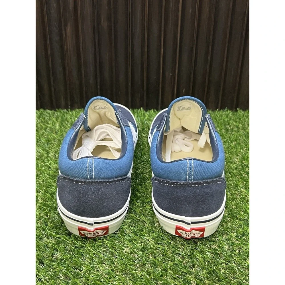 Size 6.5 Y - Vans Old Skool Navy True White Sneakers Unisex VN000D2VNVY